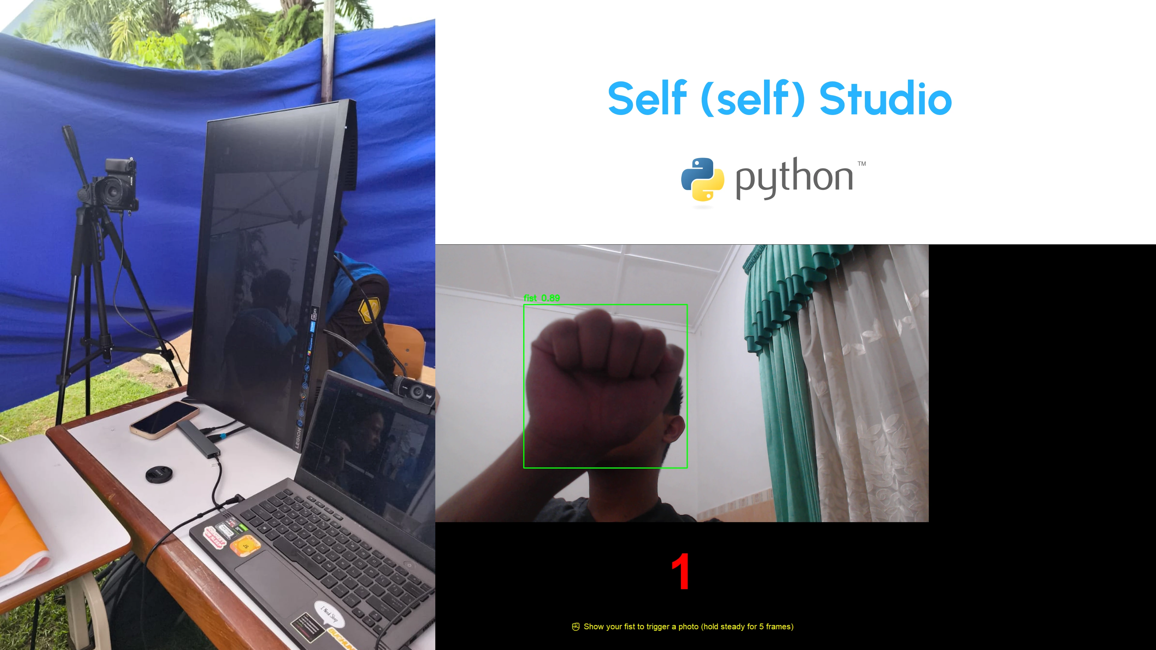 Machine Learning and Computer Vision Based Self photo